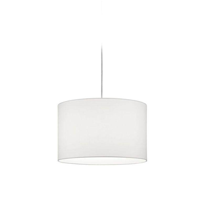 Witte ronde 2 fase railverlichting hanglamp Ivar