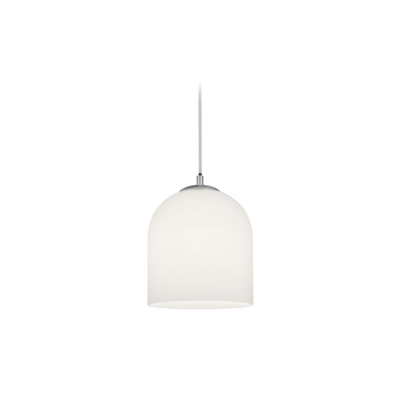 Witte glazen 2 fase railverlichting hanglamp Ivar