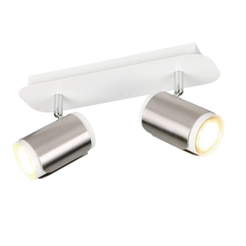 Nikkelen plafondspot modern, Quintijn