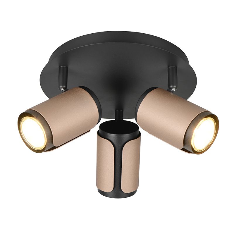 Bruine plafondspot modern, Quintijn Bruine plafondspot modern, Quintijn