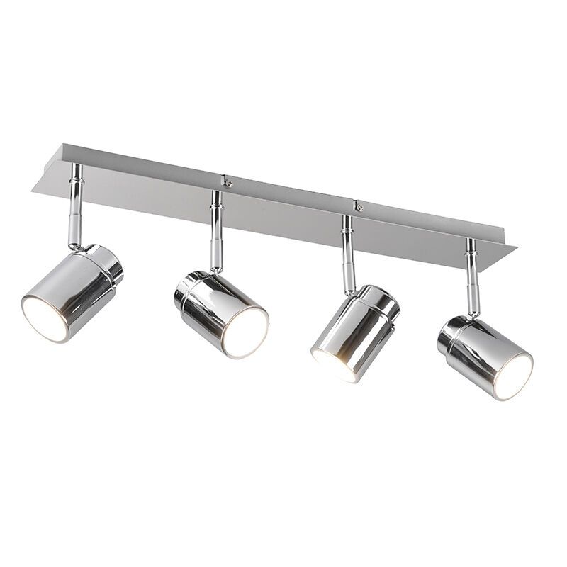 Moderne plafondlamp Nelis, chroom, metaal, IP44 Moderne plafondlamp Nelis, chroom, metaal, IP44