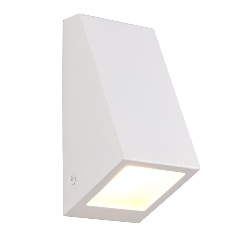 Witte buitenlamp modern, Orkun, IP44