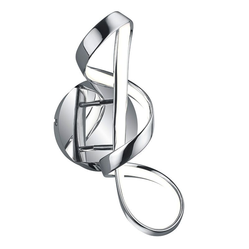 Chromen wandlamp Renso, metaal, design, 18w, 4000K LED Chromen wandlamp Renso, metaal, design, 18w, 4000K LED