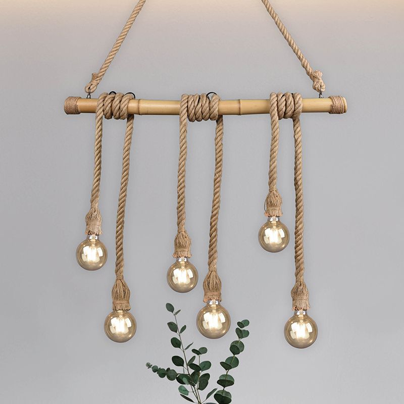 Moderne hanglamp Joaquin, bruin Moderne hanglamp Joaquin, bruin