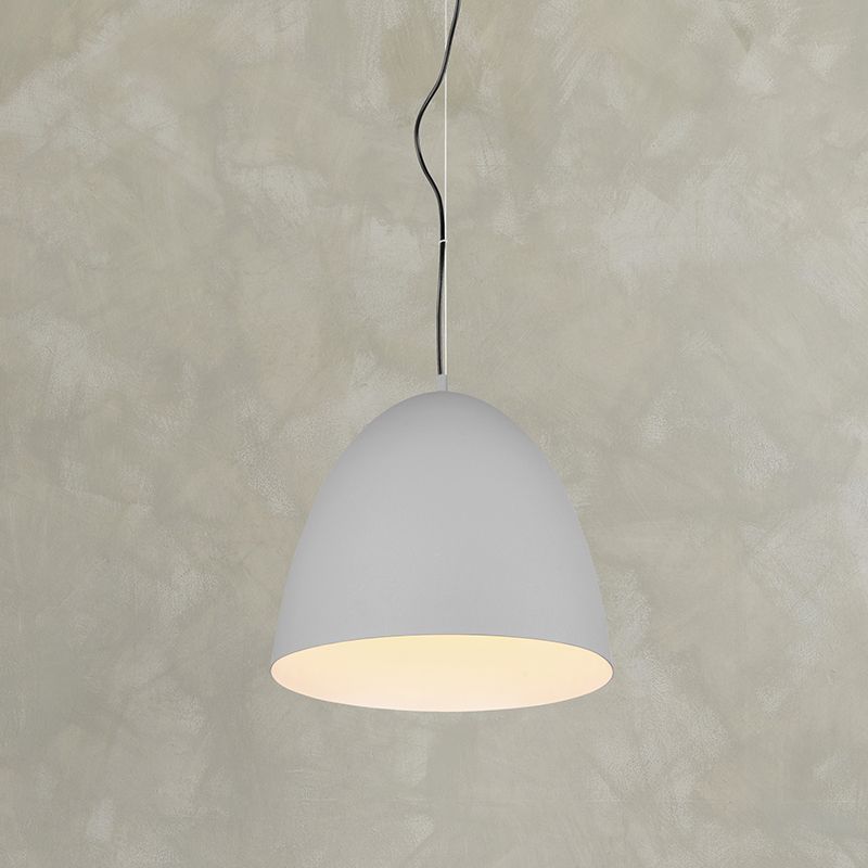 Grijze koepellamp modern, Ingmar