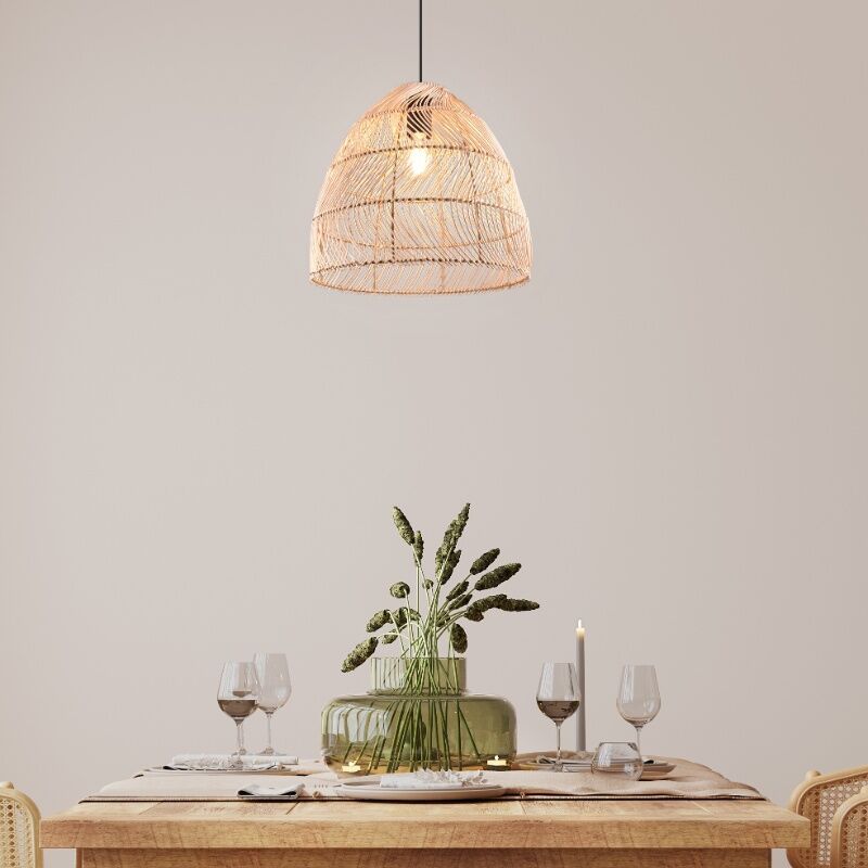 Rotan hanglamp bruin, Symon Rotan hanglamp bruin, Symon