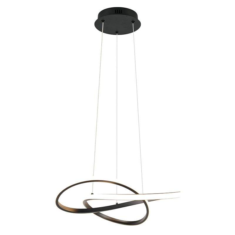 Zwarte hanglamp modern, Rabiaa Zwarte hanglamp modern, Rabiaa