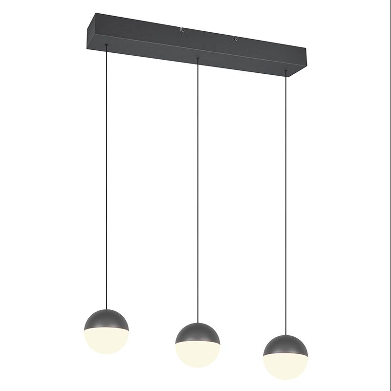 Antraciete hanglamp modern, Rigtje Antraciete hanglamp modern, Rigtje