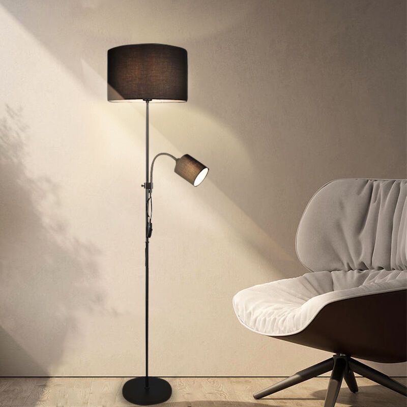 Moderne vloerlamp Edina, zwart
