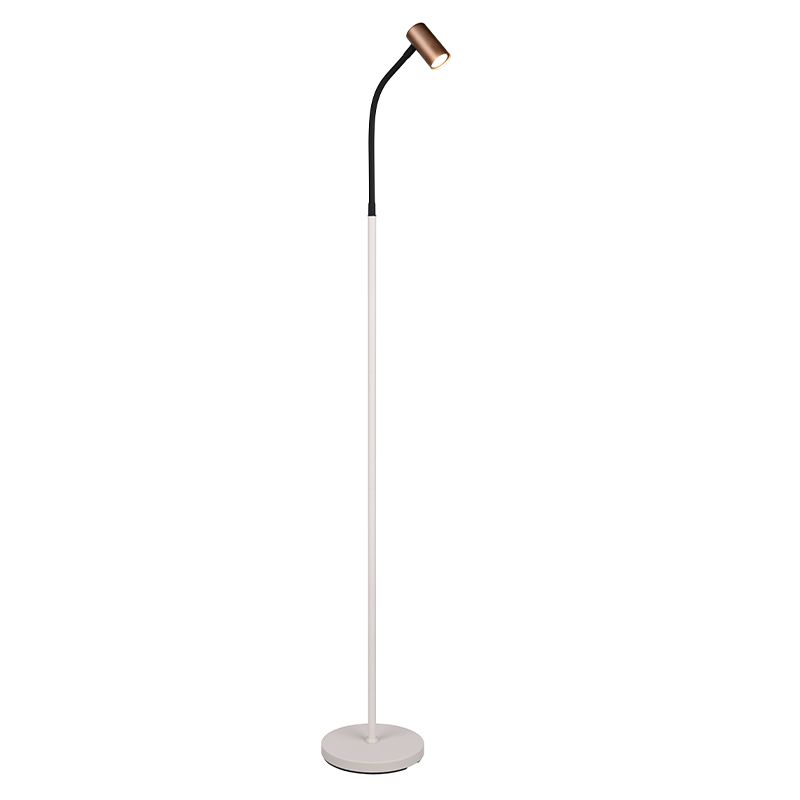 Bruine vloerlamp modern, Suradj, met schakelaar Bruine vloerlamp modern, Suradj, met schakelaar