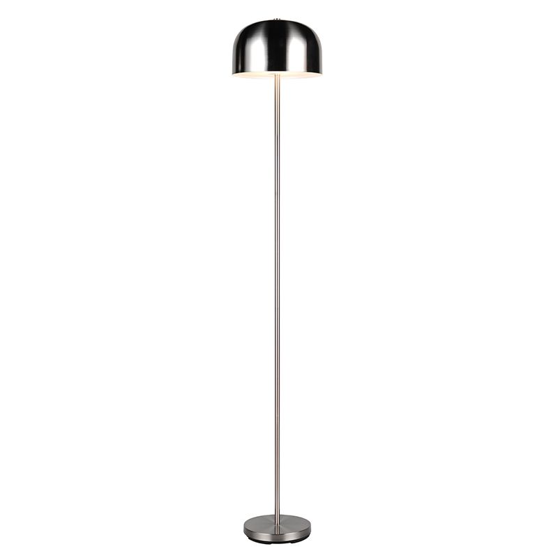 Nikkelen oplaadbare vloerlamp modern, Dustin, 2,5W, 3000K LED, 3-staps dimbaar