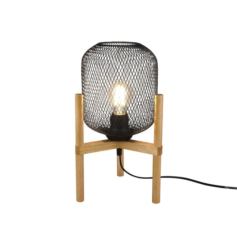 Gaas tafellamp Cristel, zwart, modern