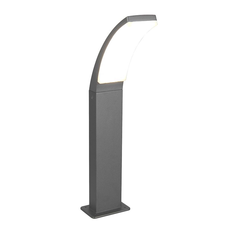 Antraciete buitenlamp modern, Popke, 12,5W, 4000K LED, IP44