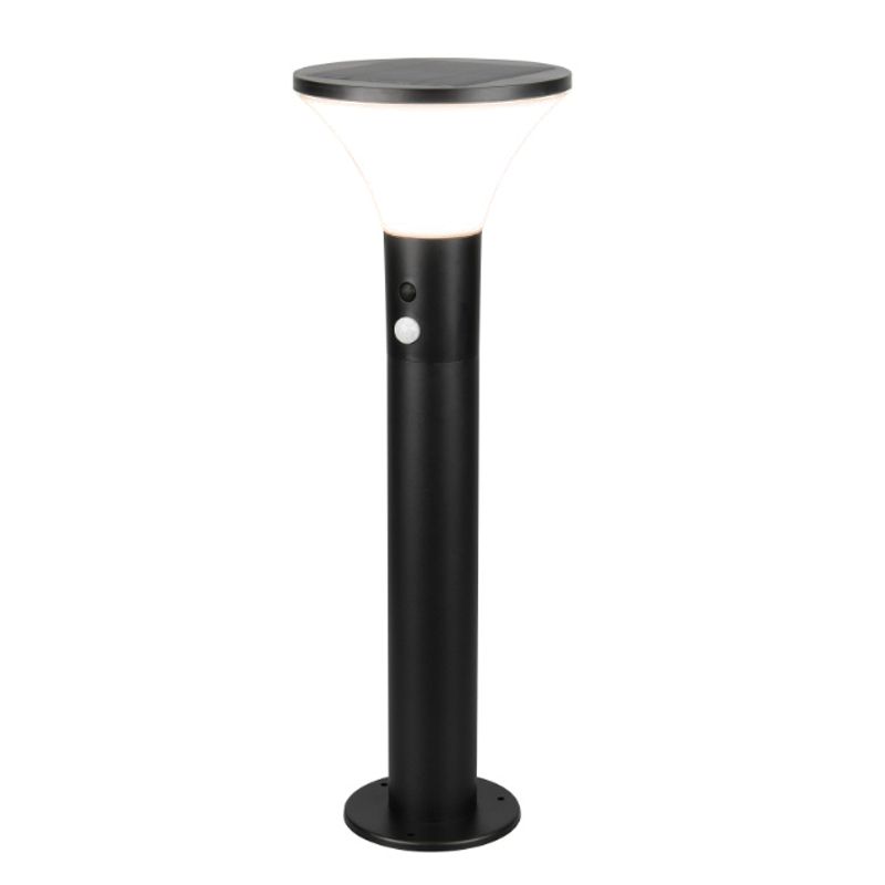 Zwarte staande buitenlamp op zonne-energie modern, Nebahat, 3W, 4000K LED, IP44