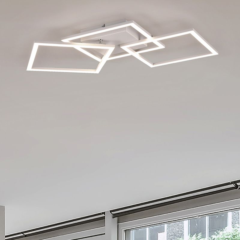 Witte plafonnière modern, Margaux, 31W, 4000K LED