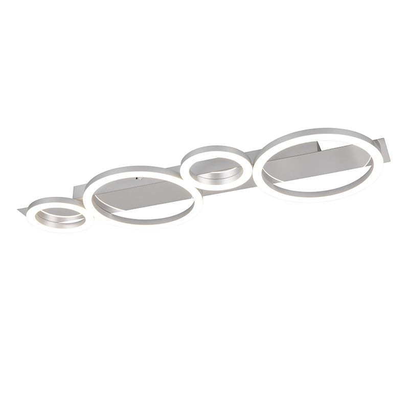 Chromen plafondlamp design, Ishaan, 26,5W, 4000K LED Chromen plafondlamp design, Ishaan, 26,5W, 4000K LED