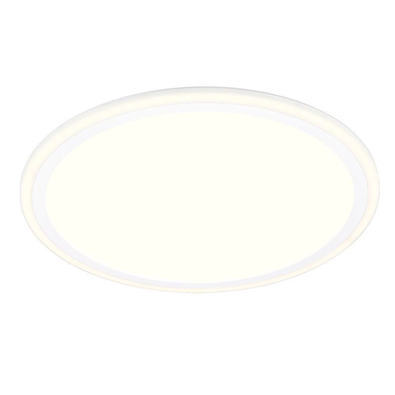 Witte plafonnière modern, Omaima, 17W, 3000K LED