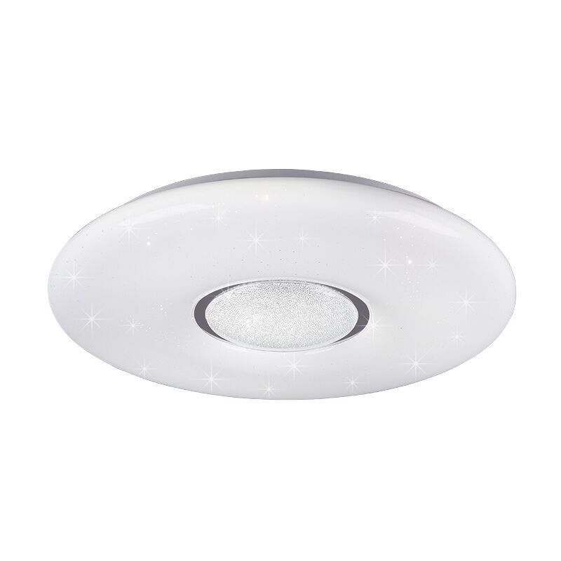 Witte plafonnière modern, Filipe, 20W, RGBW LED