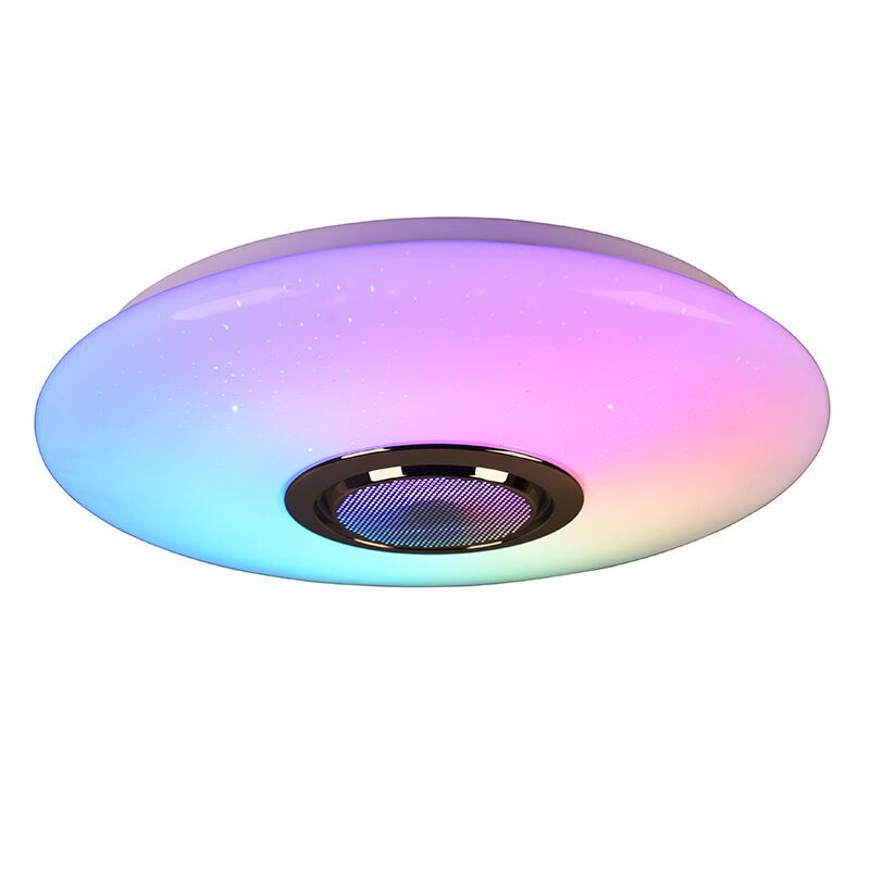 Moderne plafonniere Birgitta, wit, kunststof, geïntegreerde LED Moderne plafonniere Birgitta, wit, kunststof, geïntegreerde LED