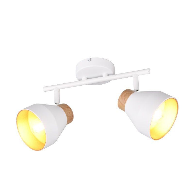 Witte plafondspot modern, Riette