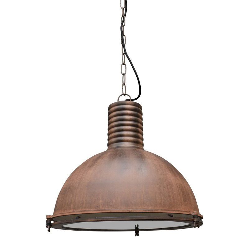 Roestige hanglamp Descon, Industrieel Roestige hanglamp Descon, Industrieel