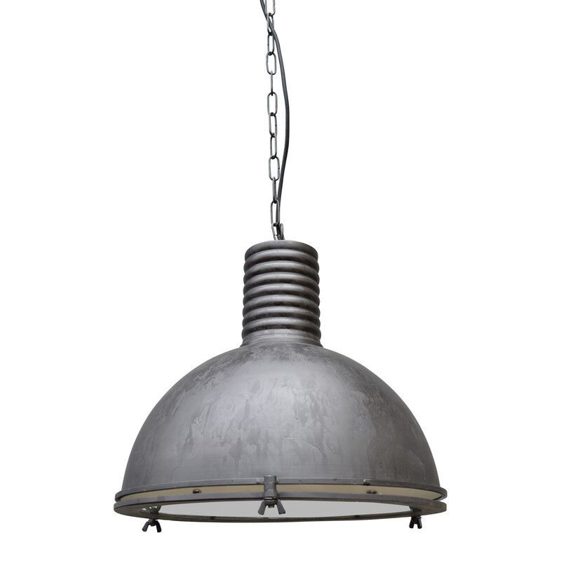 Vintage black hanglamp Descon, Industrieel Vintage black hanglamp Descon, Industrieel