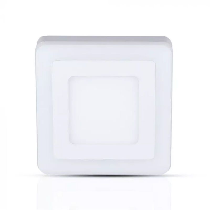 Haley plafondlamp met lichtgevende rand, 8W, 6400K