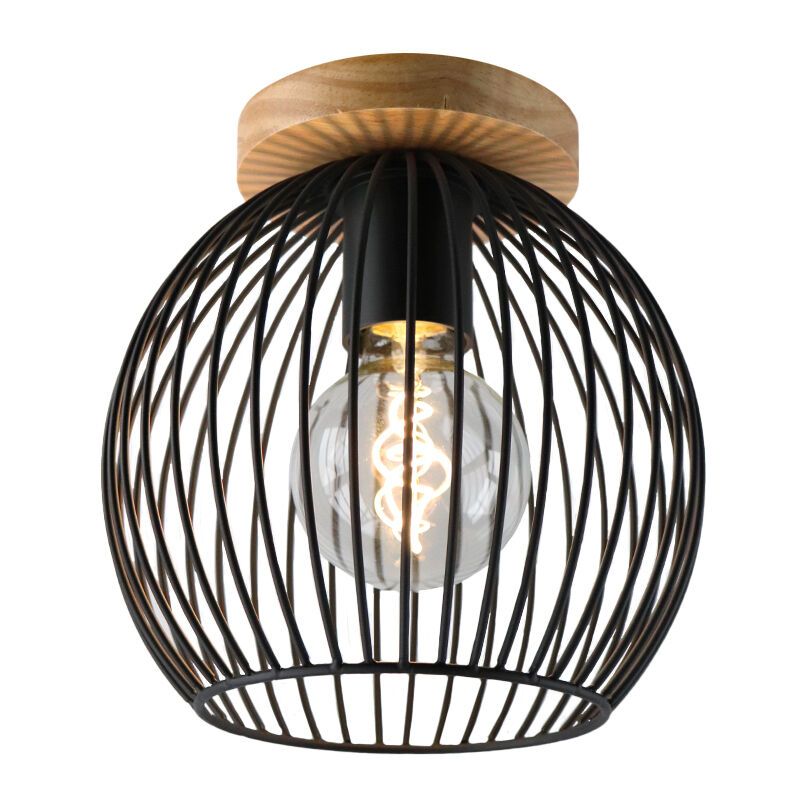 Industriële plafondlamp zwart, Wiro