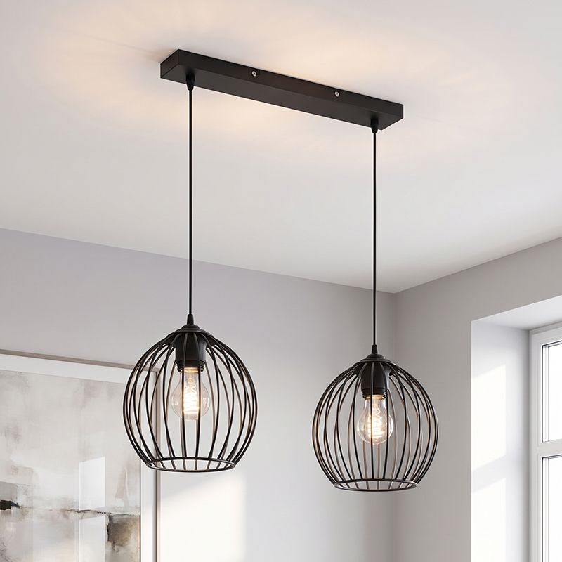 Industriële hanglamp zwart, Wiro Industriële hanglamp zwart, Wiro