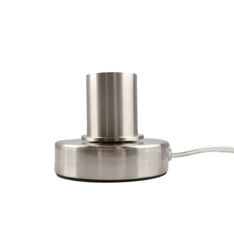 Stalen tafellamp Rika, met aan/uit schakelaar