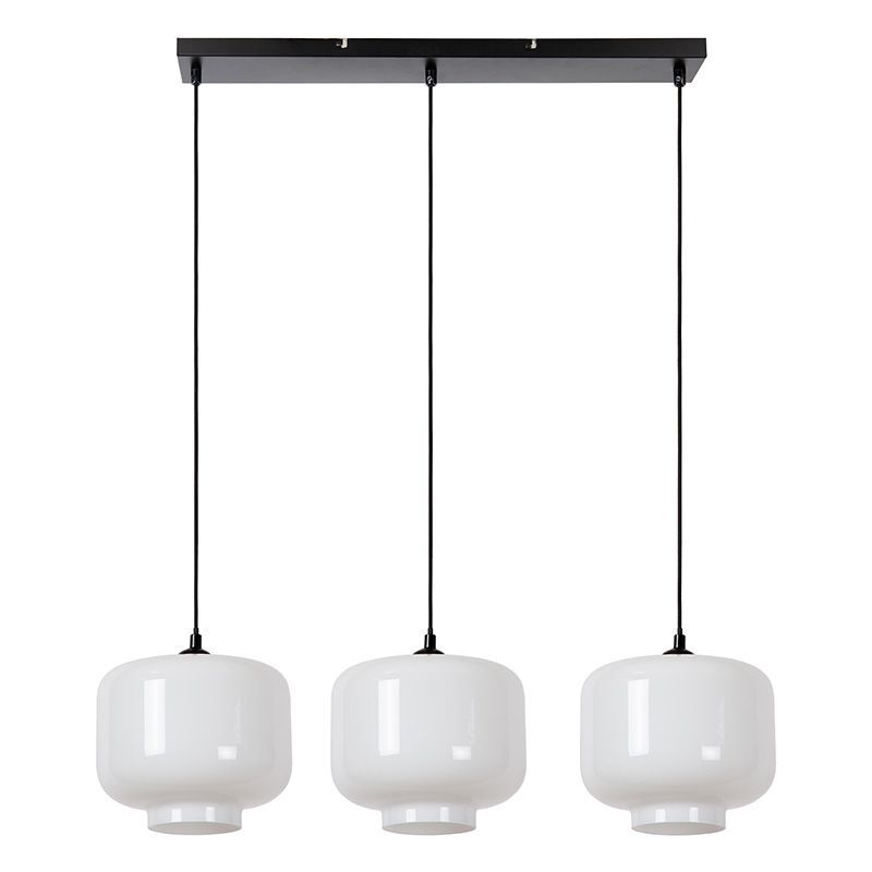 Eglo Carlton 1 Hanglamp, 1 lichtpunt, vintage/retro, van staal, kleur wit/goud; fitting E27; diameter 20,5 cm