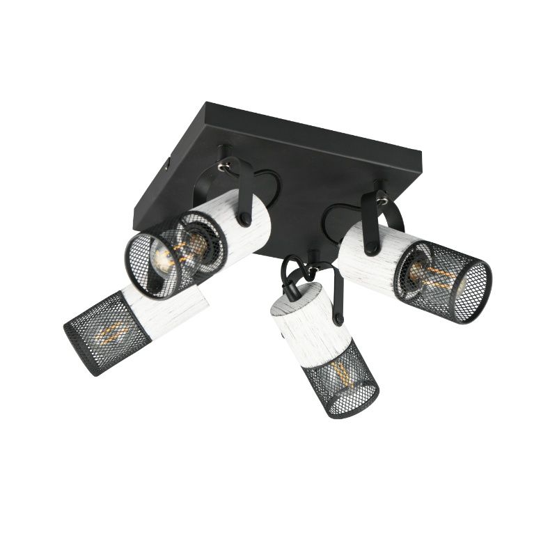 ONE Light E27 Track Spots - rail spot - 3-fase railsysteem - 8 x 4,5 cm - wit