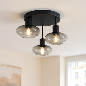Design plafondlamp grijs, Skip