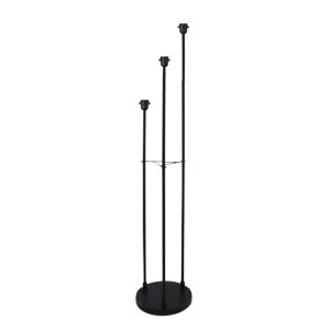 Aluminium vloerlamp zonder kap zwart, Rika