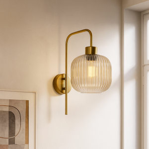 Design wandlamp amber, Charlois