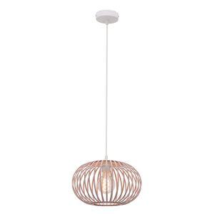 Industriële hanglamp oud roze, Lieve