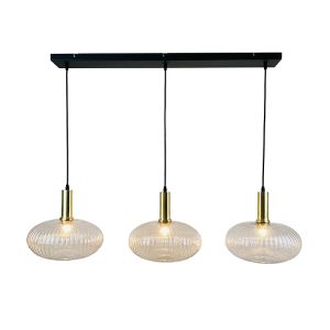 Retro hanglamp transparant, Charlois