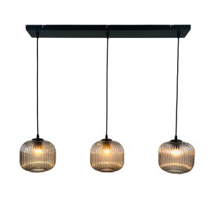 Retro hanglamp grijs, Charlois