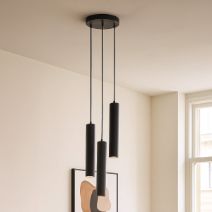 Moderne hanglamp zwart, Nadi
