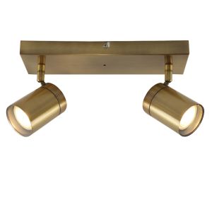 Moderne badkamer plafondlamp messing, Ciara, IP44