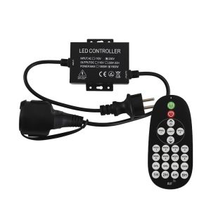 Prikkabel dimmer, 1500W, IP44, met afstandsbediening