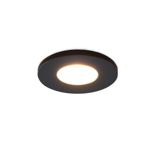 Zwarte Verandaverlichting Dico, IP65, dimbaar