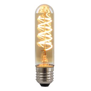 Dimbare Olucia E27 LED buislamp Damien, amber, 4W, 2200K