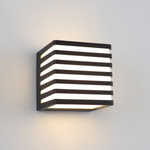 Moderne buitenlamp zwart, Lenny, 9W, 3000K LED, IP54