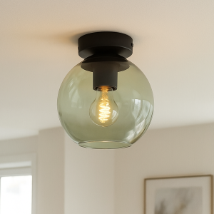Design plafondlamp groen, Giada