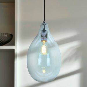 Design hanglamp blauw, Cees