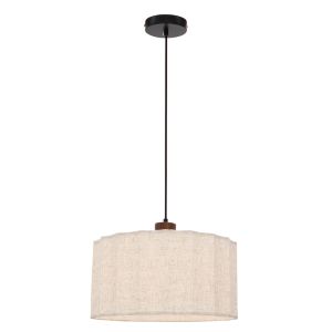 Landelijke hanglamp beige, Loulou