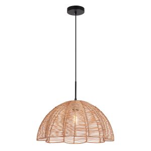 Rotan hanglamp bruin, Heather