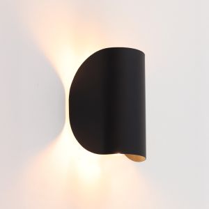 Moderne wandlamp zwart, Salomon