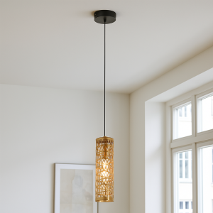Metalen hanglamp messing, Marli